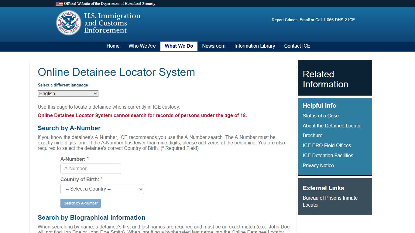 U.S. Immigration and Customs Enforcement